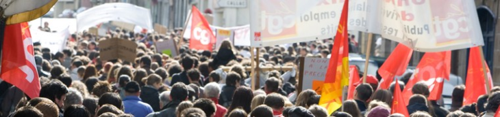 Manifestations contre le décret instaurant l'ANI en Alsace-Moselle