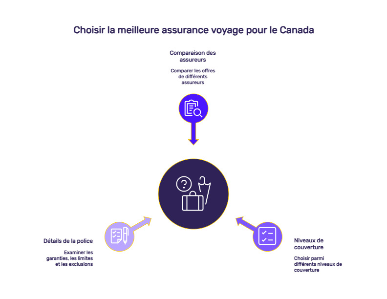 Infographie assurance voyage canada