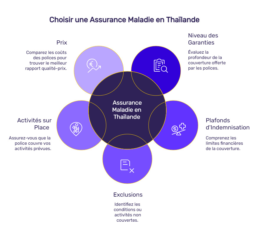 Infographie assurance voyage thailande