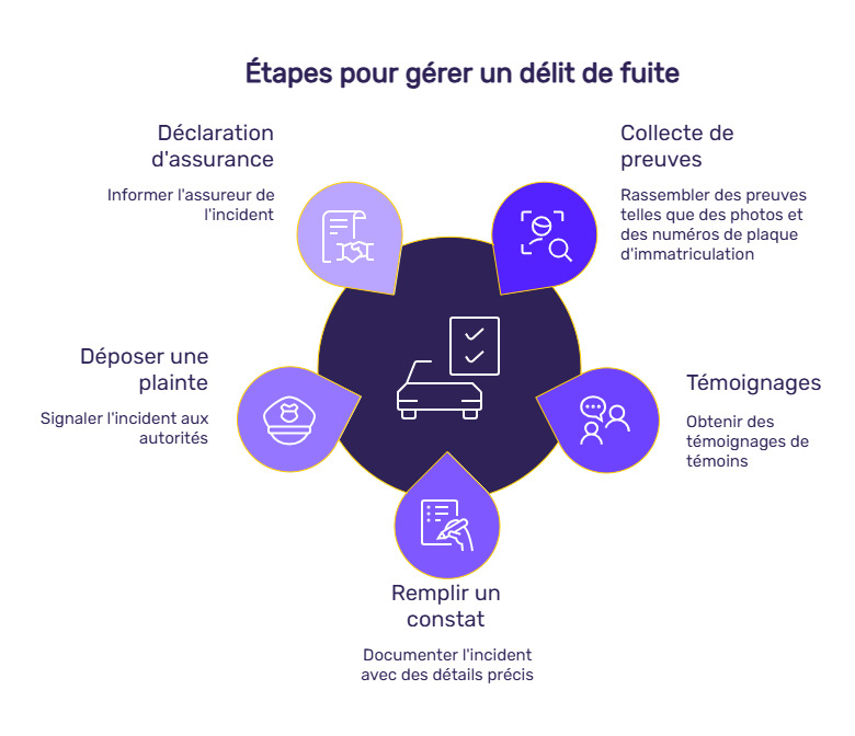 infographie délit fuite après rayure voiture