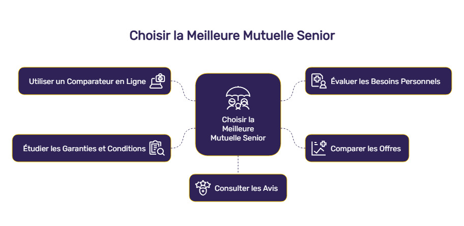 infographie meilleure mutuelle senior
