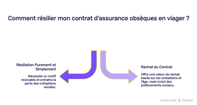 Comment résilier son contrat d'assurance obsèques en viager
